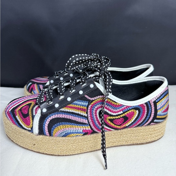 Clée Shoes - Clée Colorful Platform Sneakers Womens 8 Multicolor Boho Spring Hippie